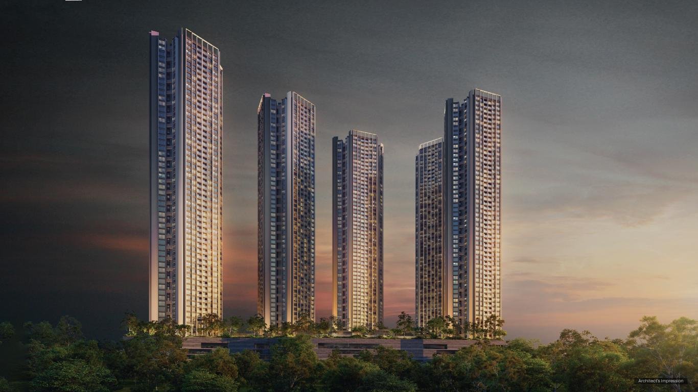 Oberoi 360 North Gurgaon – Ultra Luxury Towers at Dusk