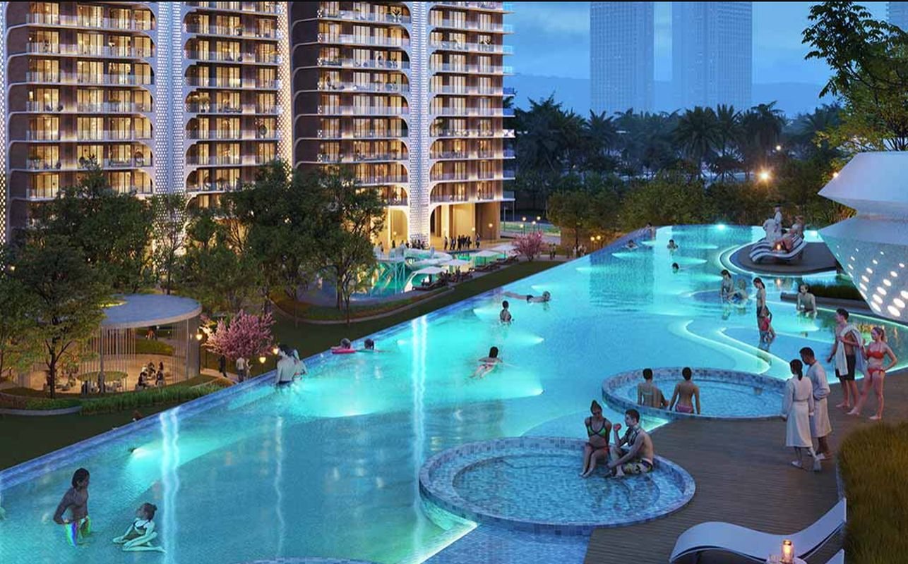 Smartworld The Edition rooftop infinity pool and club Sector 66 Gurgaon