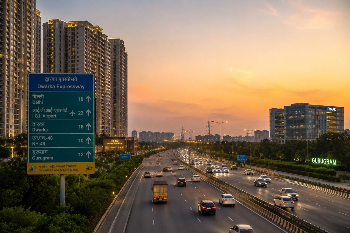 Dwarka Expressway connectivity near Sobha Altus Sector 106 Gurgaon