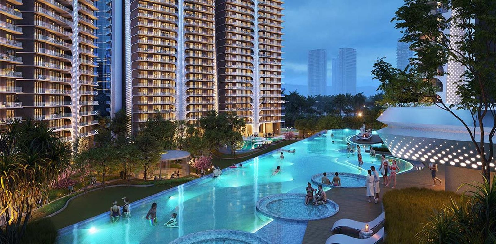 Luxury residential towers and upcoming projects in Gurugram city