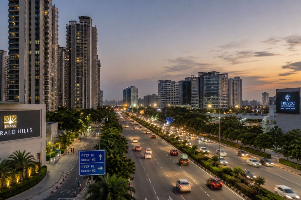 Golf Course Extension Road connectivity near Sector 63A Gurgaon