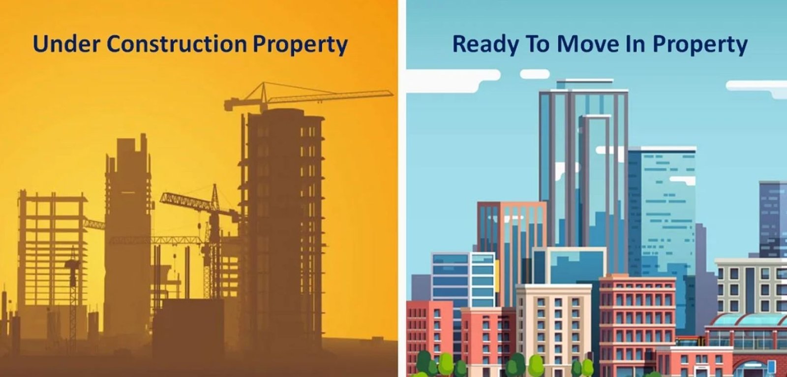 Ready to move and under construction residential projects in Gurugram comparison
