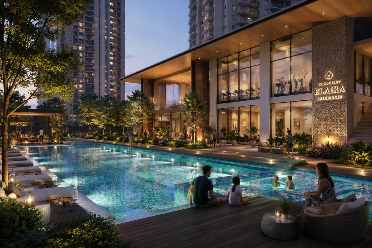 Clubhouse and lifestyle amenities at Conscient Elaira Residences Gurgaon