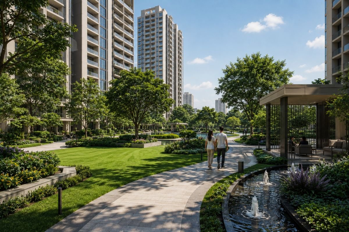DLF The Arbour low density green residential community