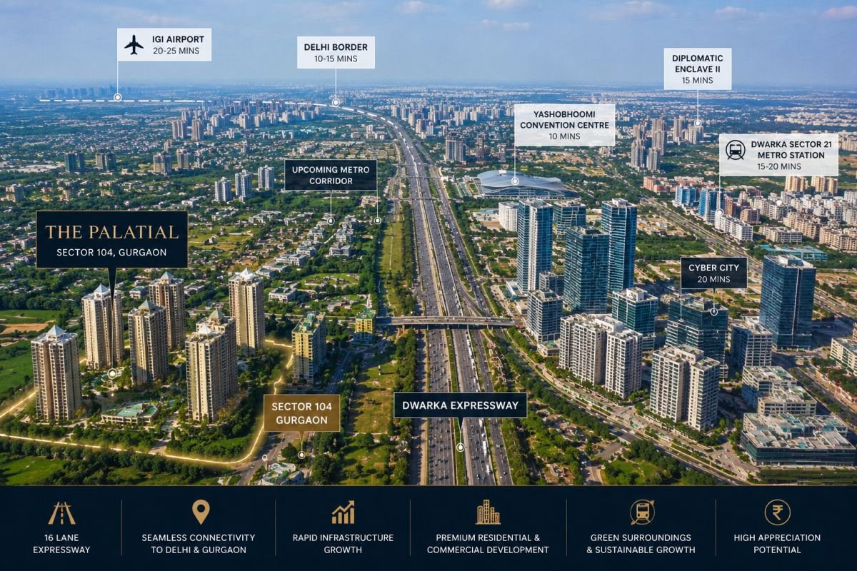 Dwarka Expressway luxury real estate growth corridor in Gurgaon