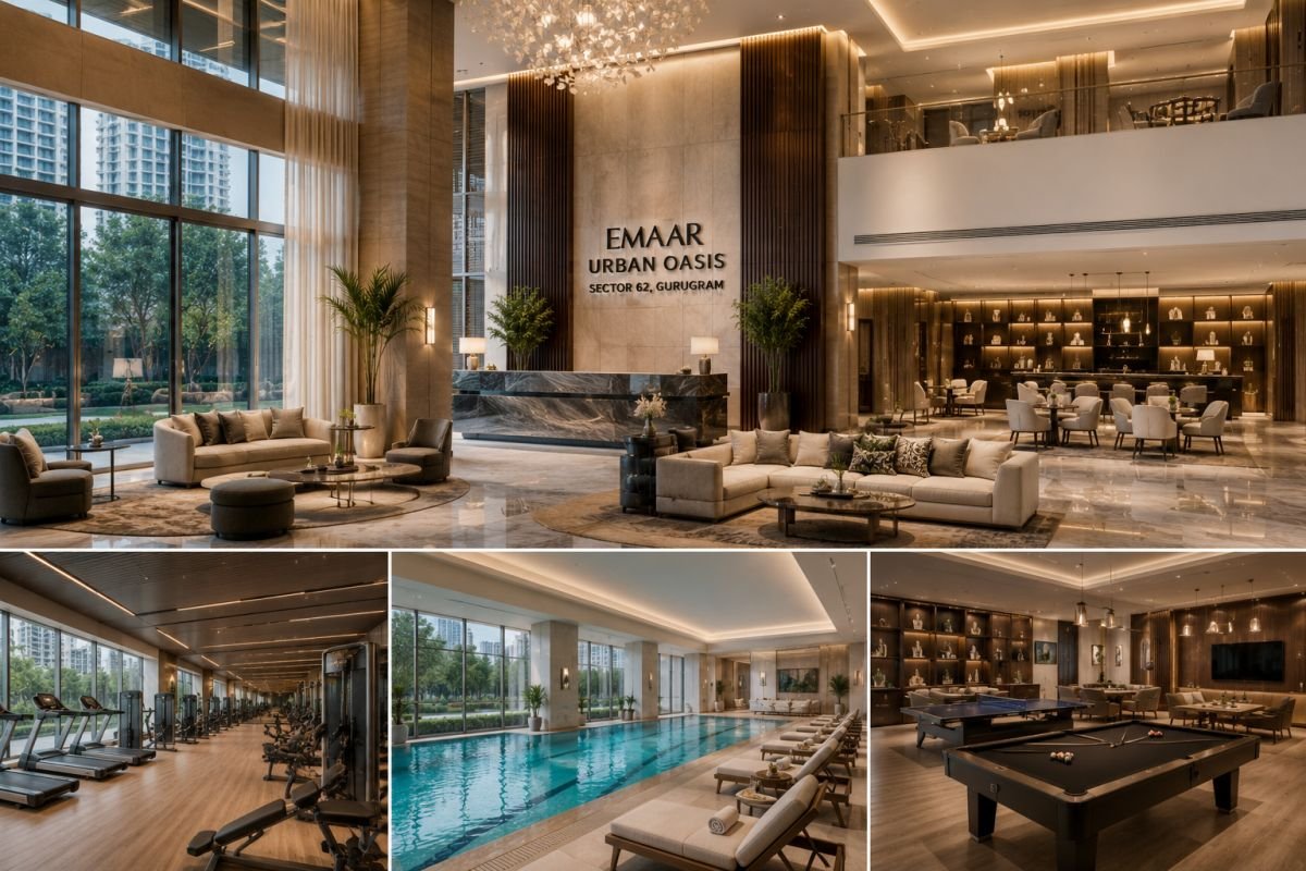 Clubhouse and lifestyle amenities at Emaar Urban Oasis Sector 62 Gurgaon