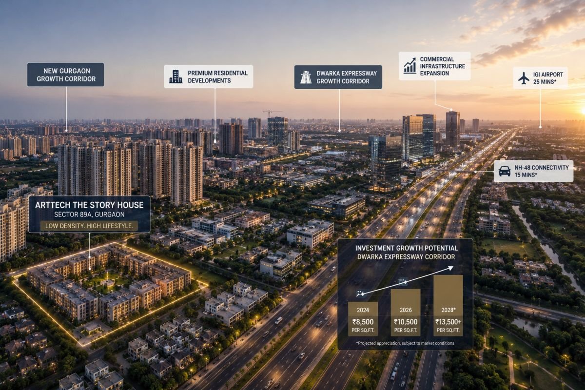Gurgaon real estate investment growth near Dwarka Expressway