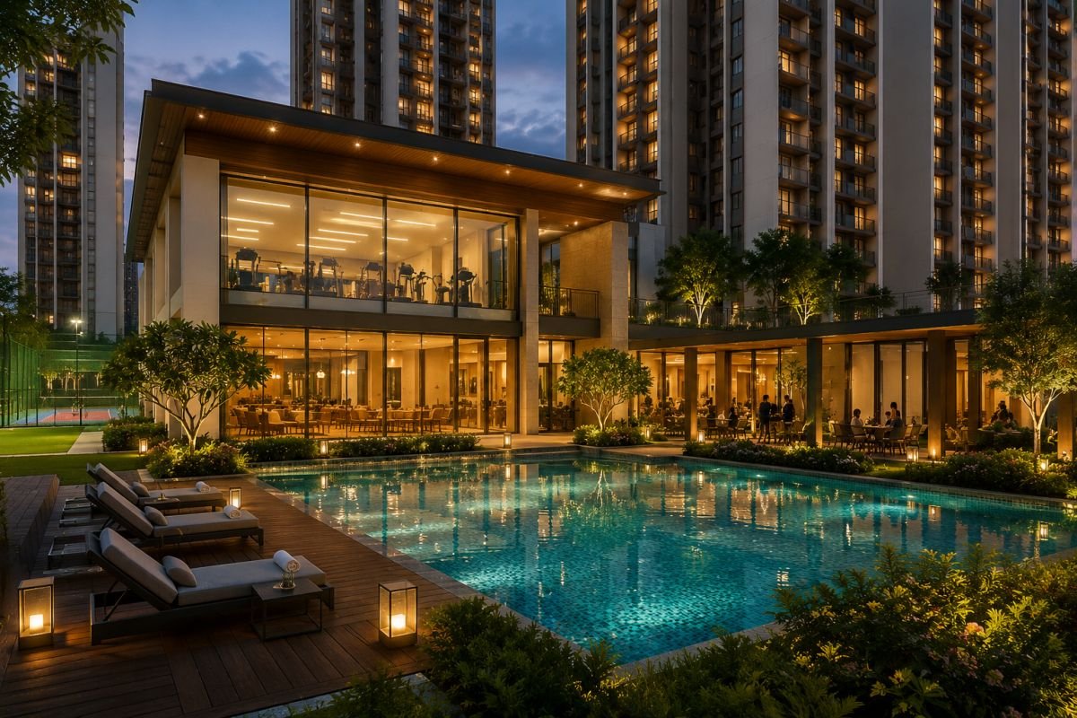 Clubhouse and premium amenities at Hero Homes Sector 104 Gurgaon