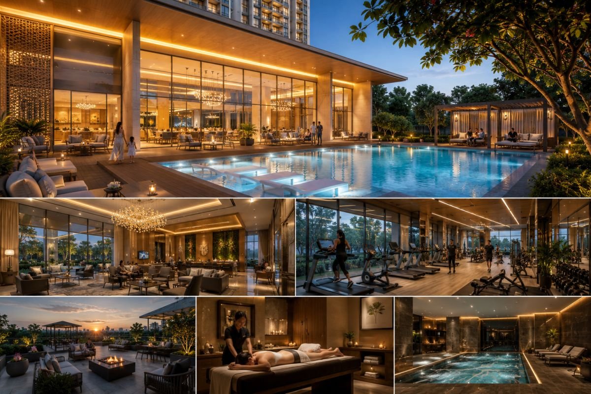 Luxury clubhouse and lifestyle amenities at Hero Realty The Palatial Gurgaon