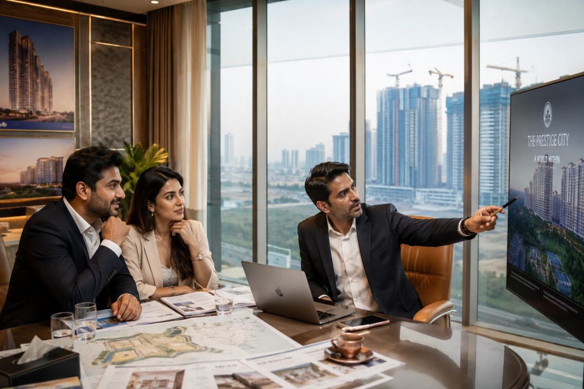 Luxury real estate investment discussion for Krisumi Waterside Gurgaon