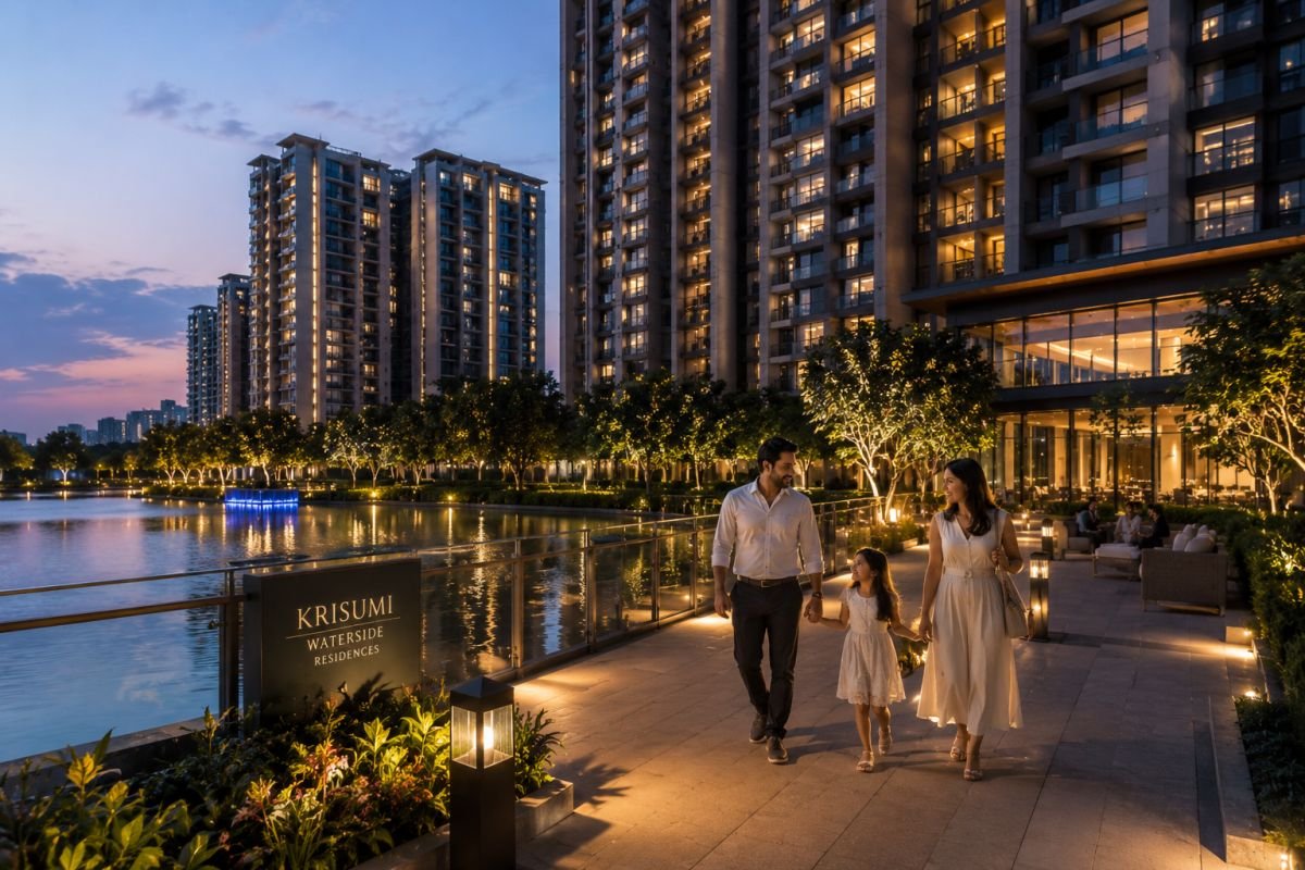 Premium luxury living at Krisumi Waterside Residences Gurgaon