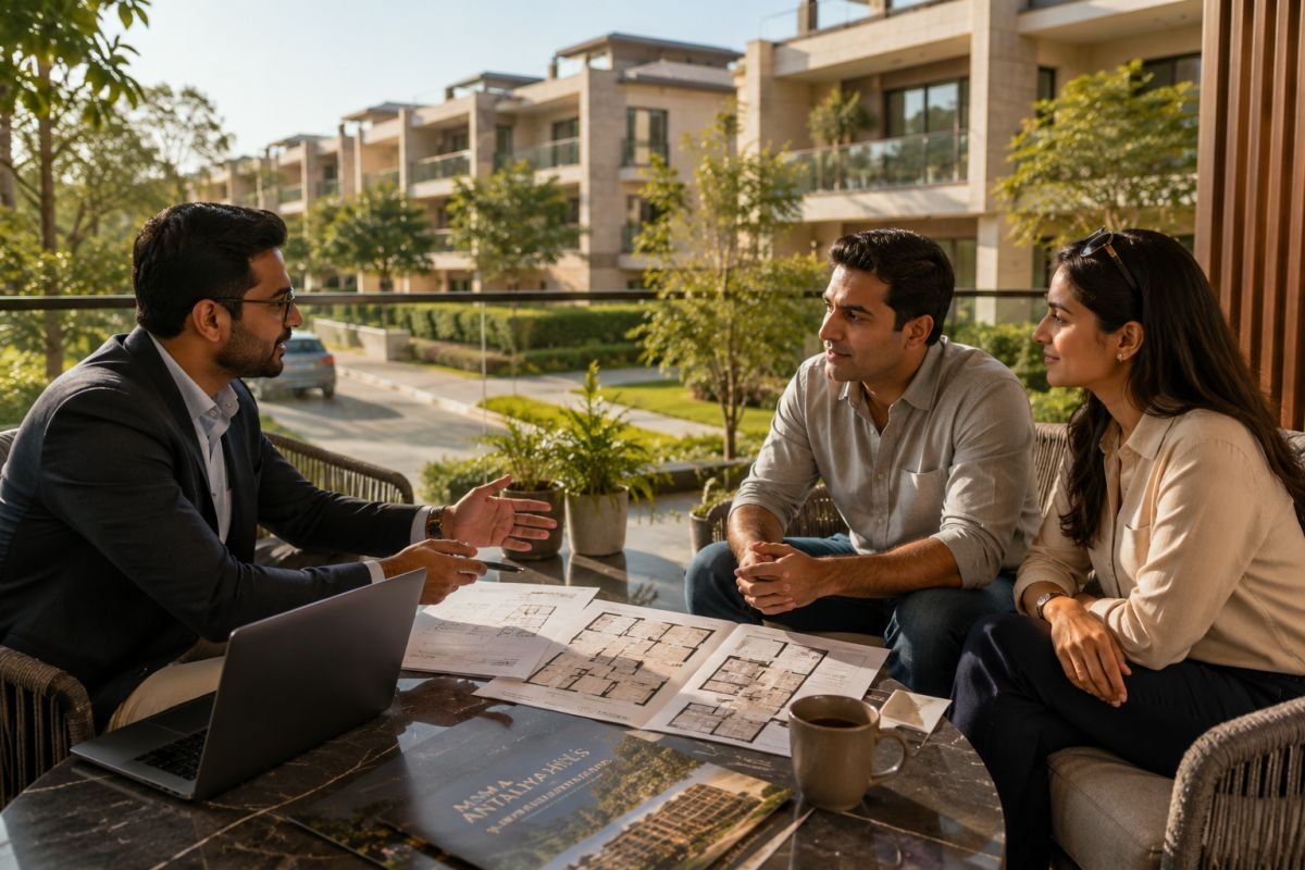 Investors exploring luxury low-rise property in Gurgaon