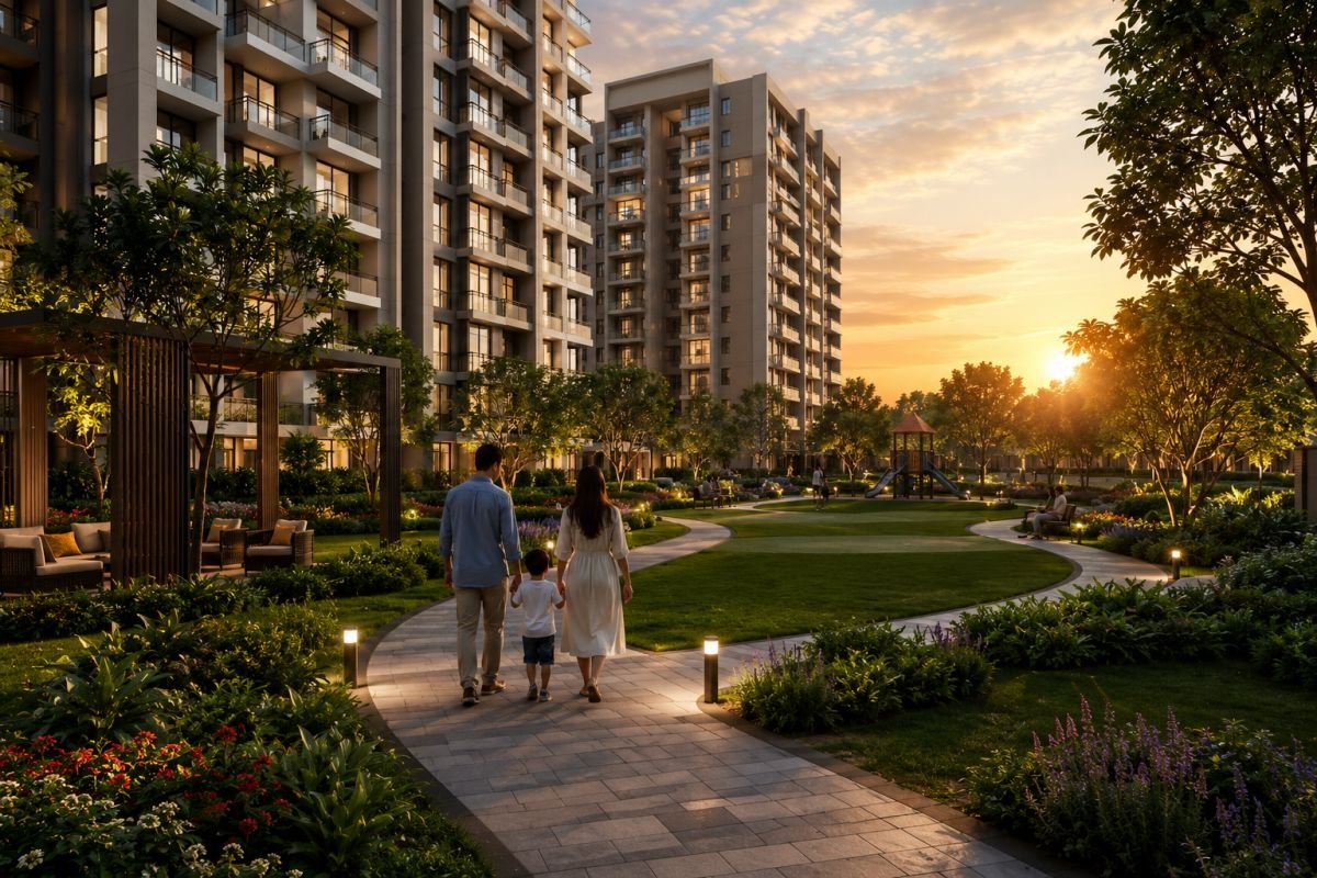 Luxury lifestyle living in New Gurgaon low-density community