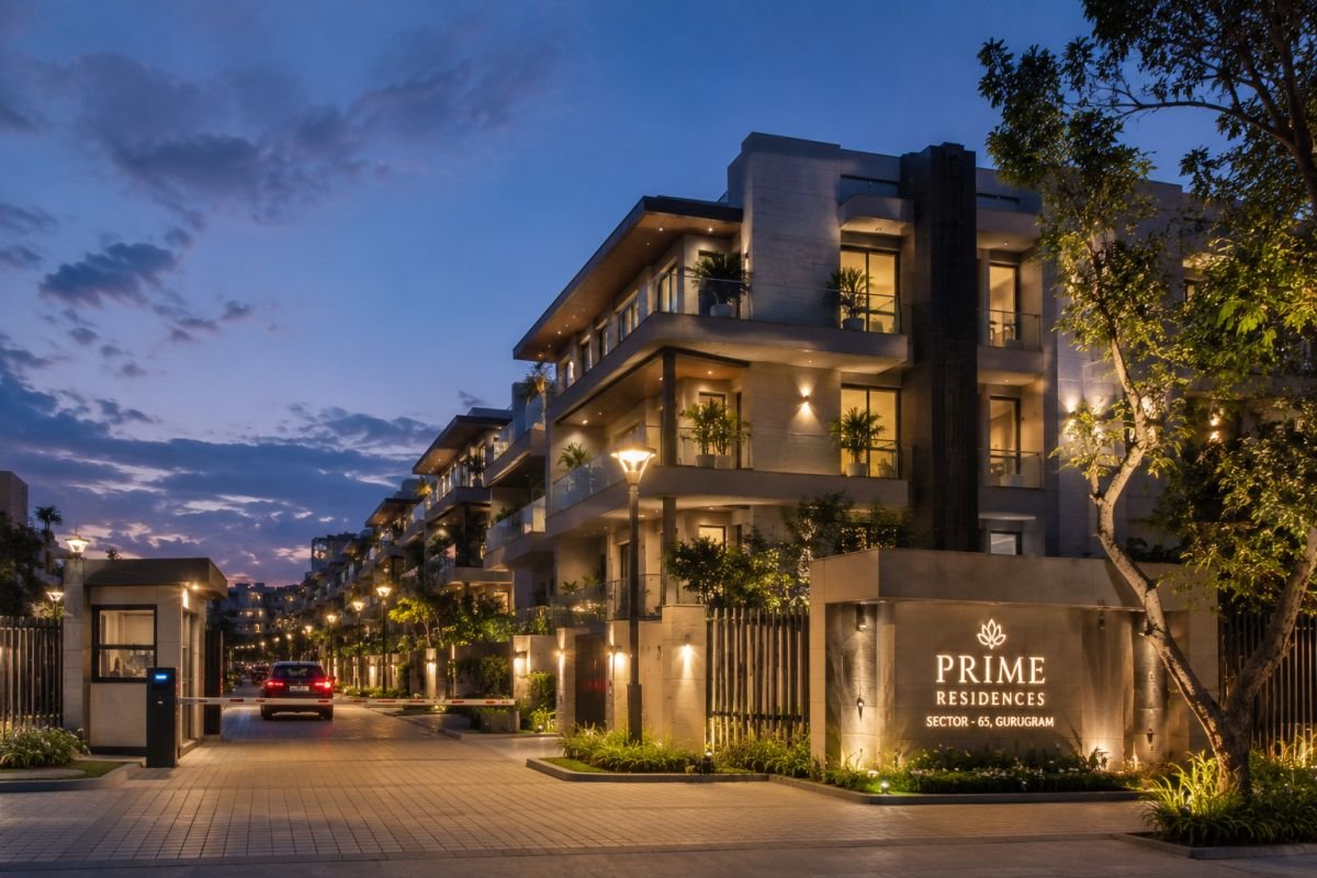Prime Residences Sector 65 Gurgaon evening luxury view