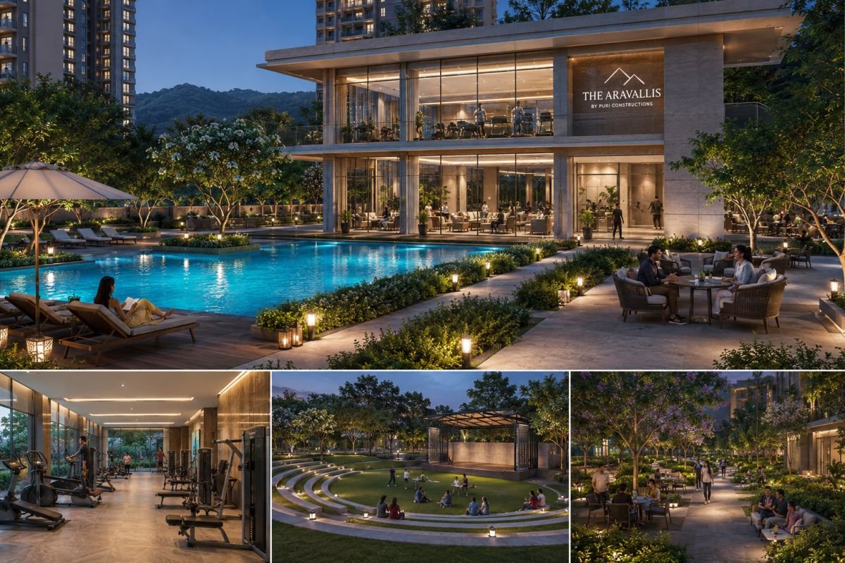 Clubhouse and lifestyle amenities at Puri The Aravallis Gurgaon