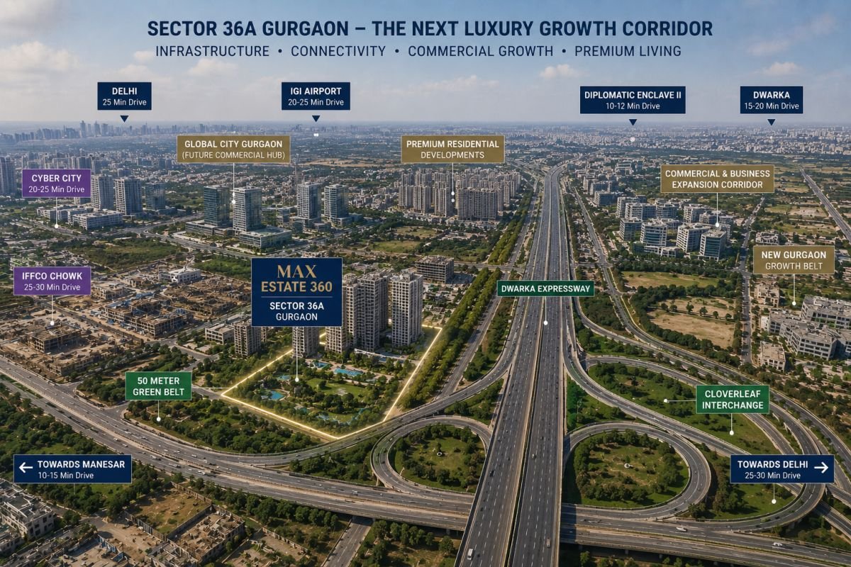 Investment growth potential in Sector 36A Gurgaon