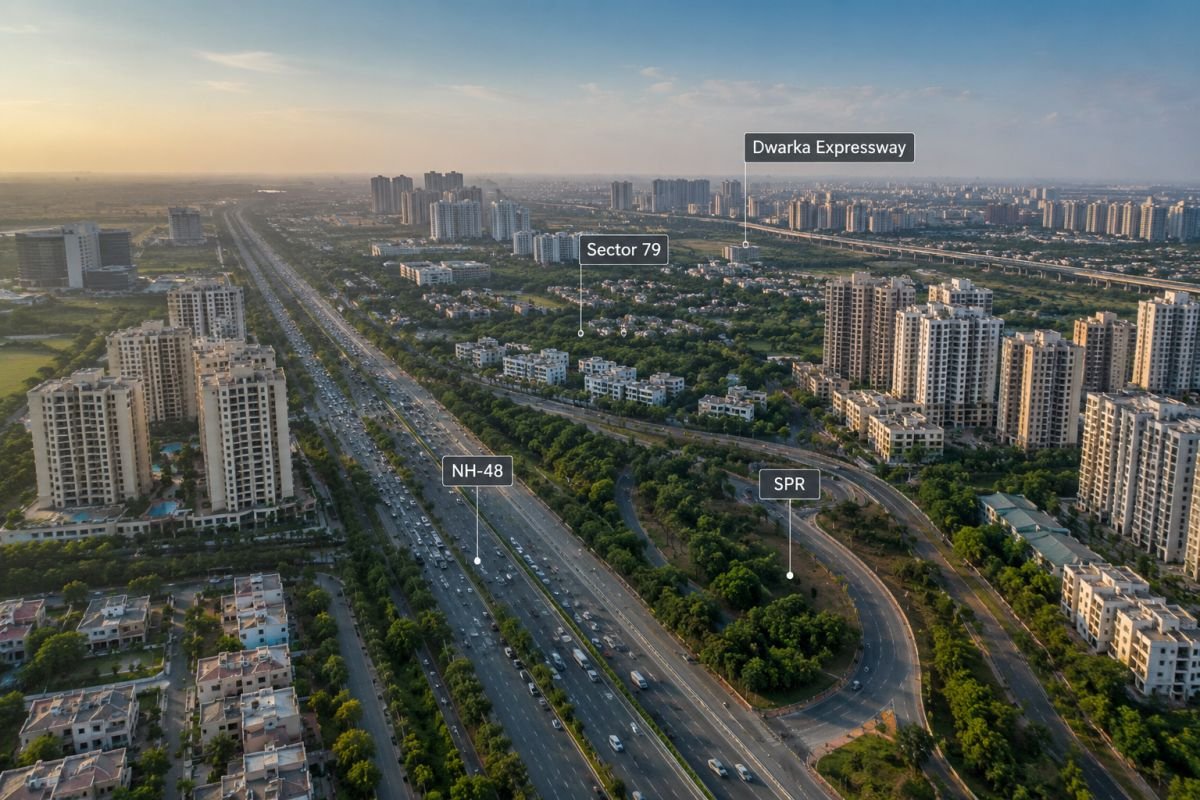 Sector 79 Gurgaon connectivity toward NH-48 and Dwarka Expressway