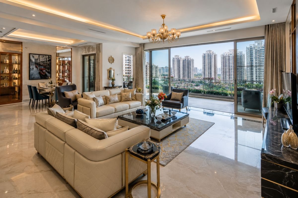 Spacious luxury apartment interior at Bestech Park View Grand Spa Gurgaon