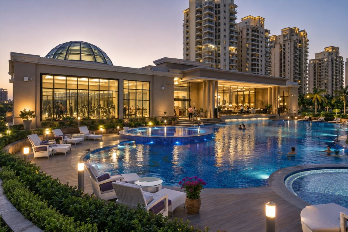 Clubhouse and lifestyle amenities at Bestech Park View Grand Spa