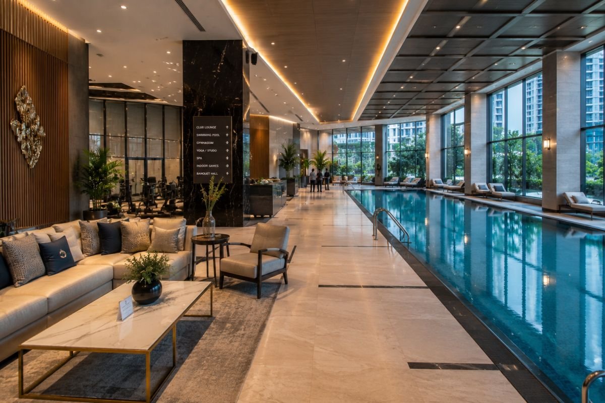Luxury clubhouse amenities at BPTP Gaia Residences Gurgaon