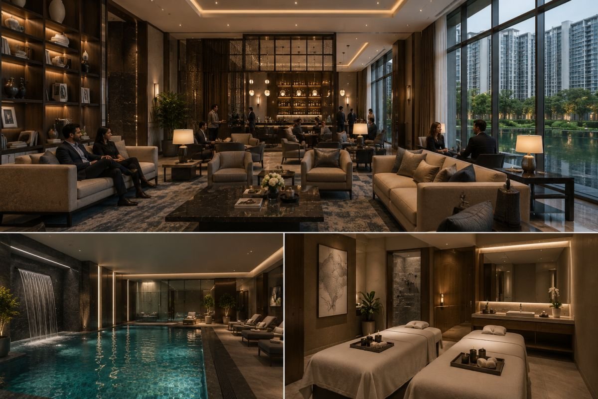 Clubhouse and lifestyle amenities at DLF The Camellias