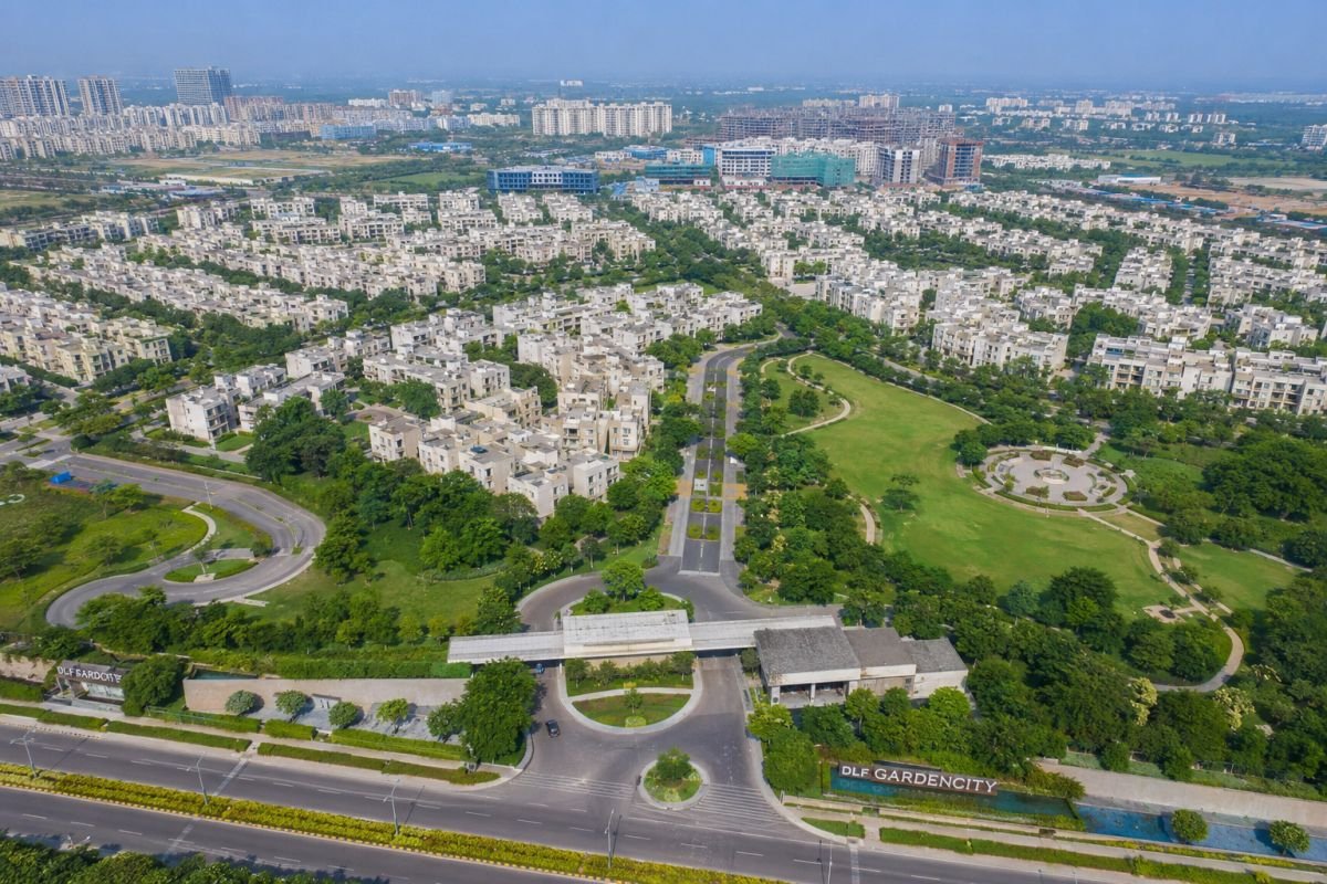 Aerial view of DLF Gardencity Enclave Sector 93 Gurgaon