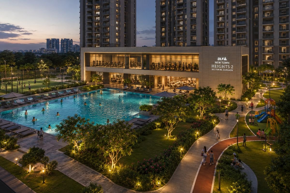 Clubhouse and lifestyle amenities at DLF New Town Heights 2