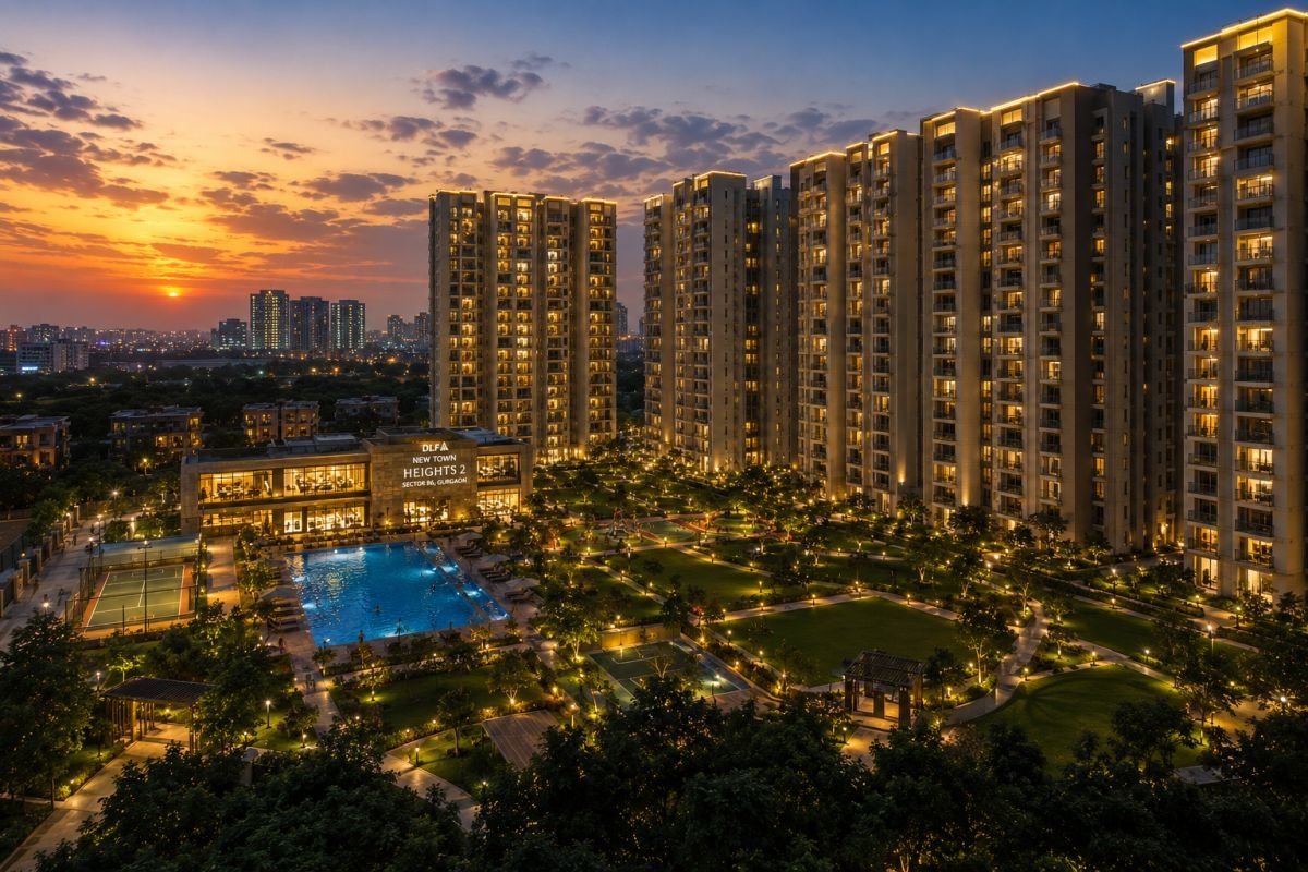 DLF New Town Heights 2 skyline view in Sector 86 Gurgaon