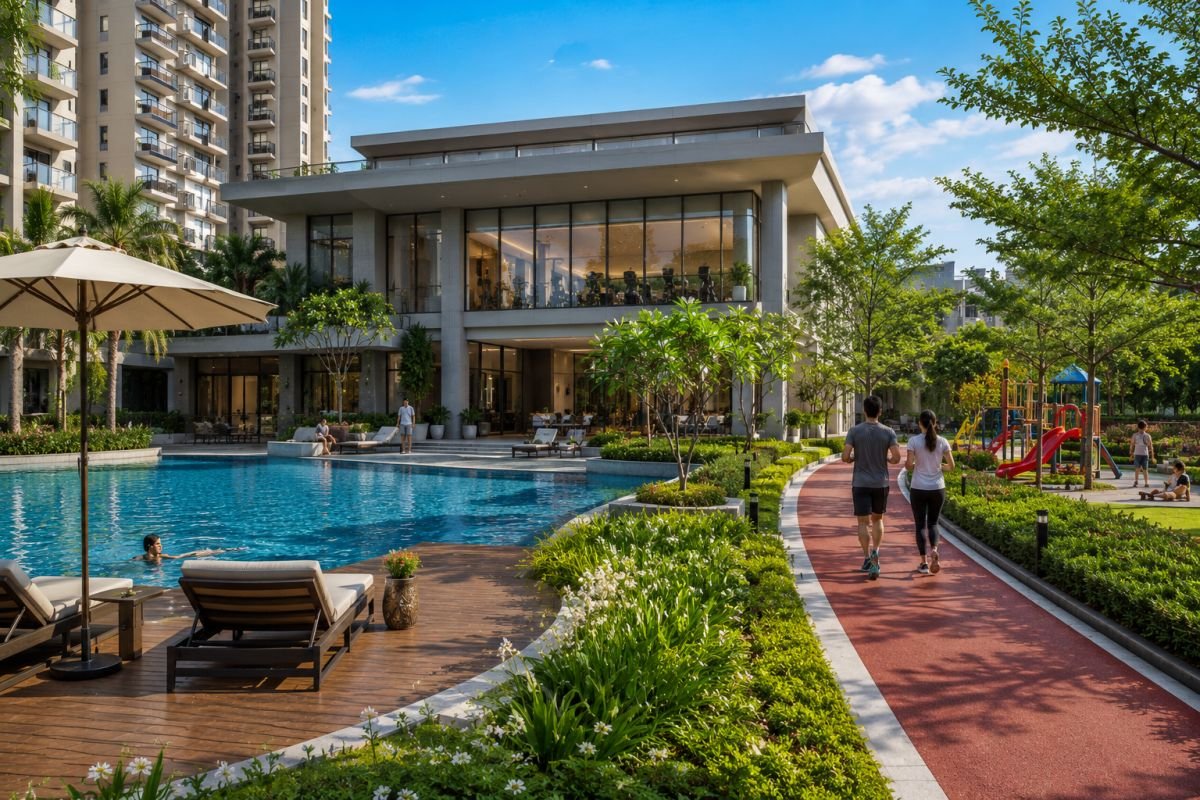 Clubhouse and lifestyle amenities at DLF Park Place
