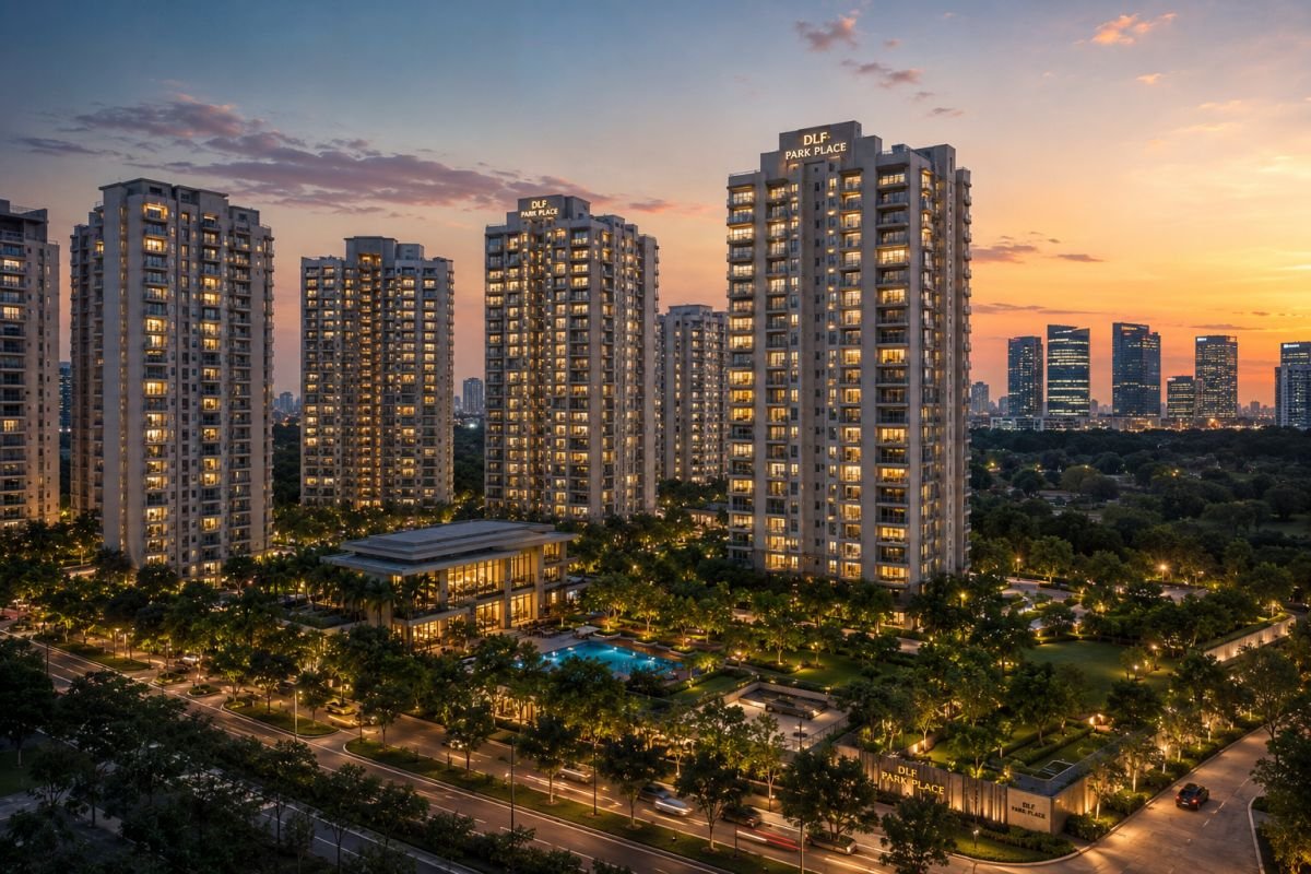 DLF Park Place skyline view in Sector 54 Gurgaon