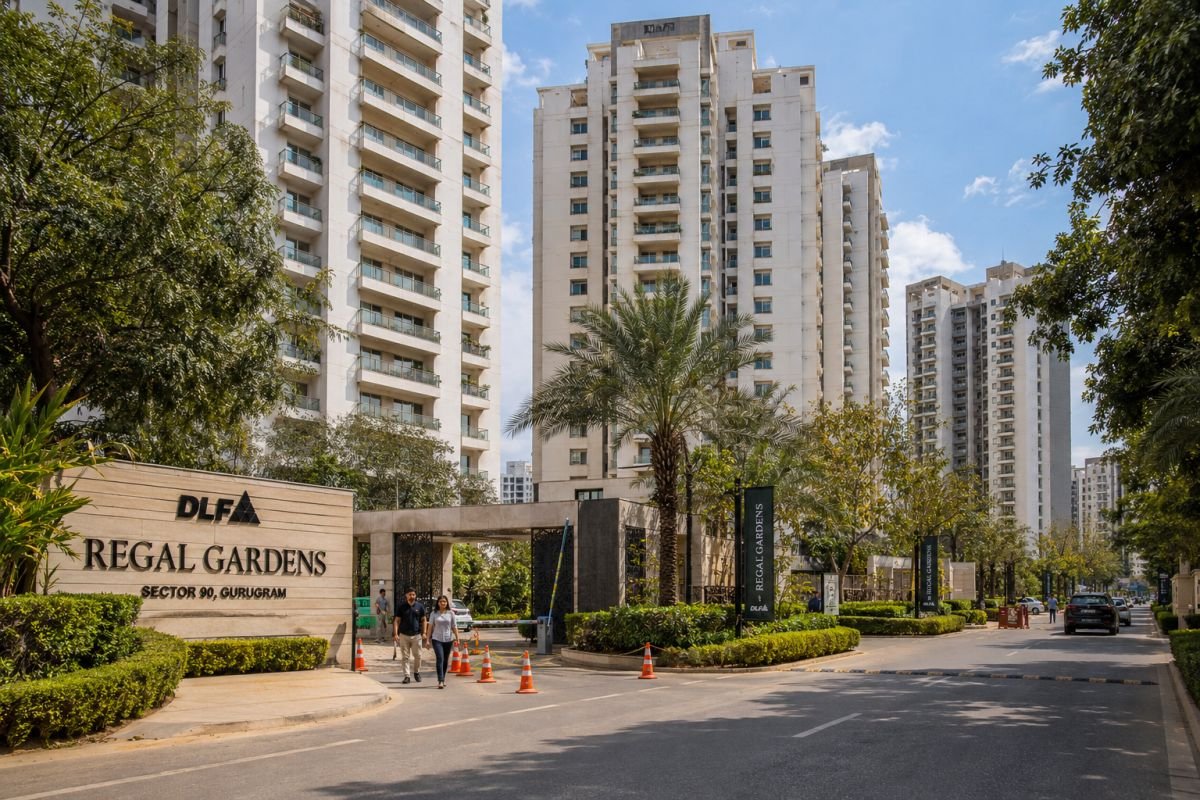 Ready-to-move residential towers at DLF Regal Gardens Sector 90 Gurgaon