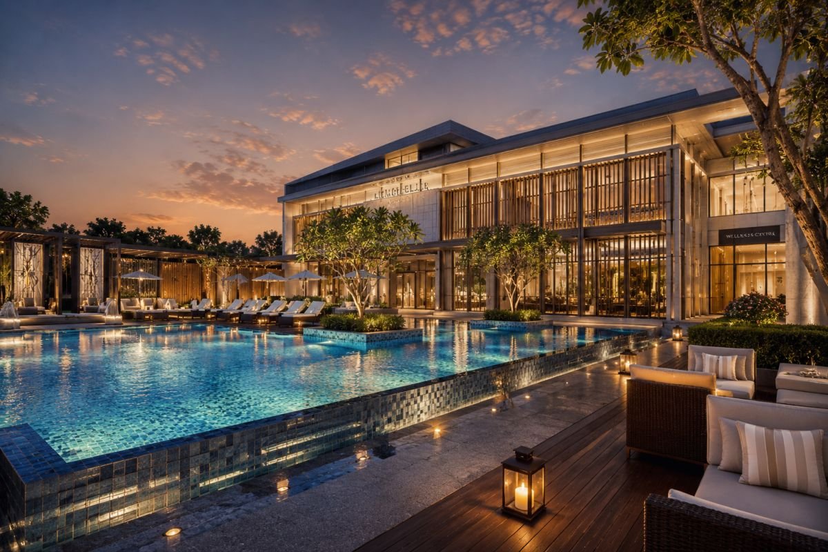 DLF The Camellias luxury clubhouse and lifestyle amenities Gurgaon