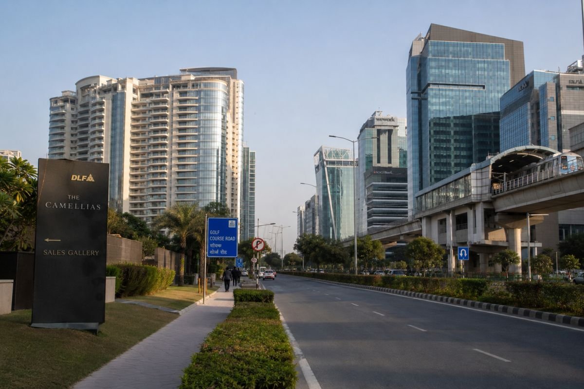 DLF The Camellias Golf Course Road Gurgaon premium location connectivity