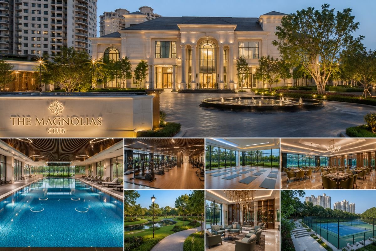 DLF The Magnolias clubhouse and luxury amenities