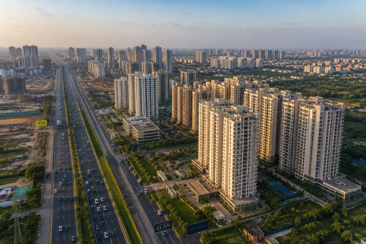 Luxury residential developments along Dwarka Expressway Gurgaon
