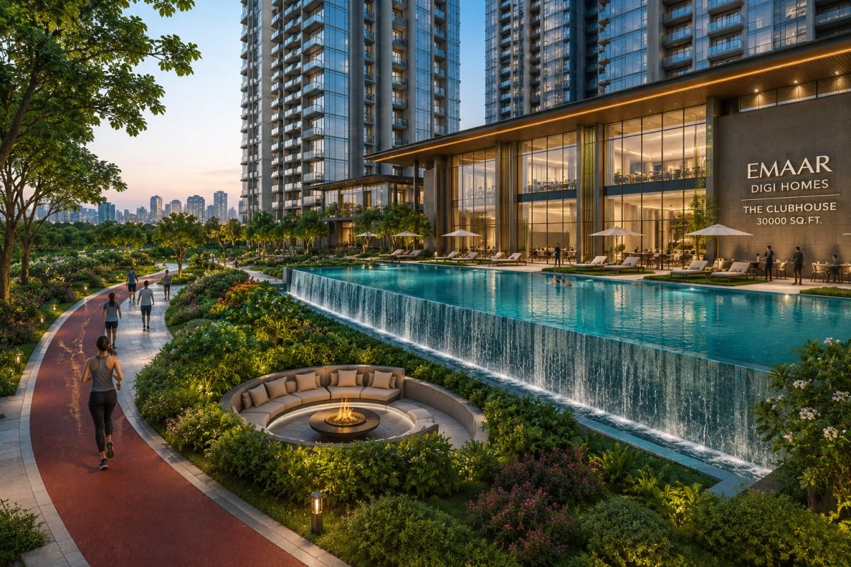Clubhouse and amenities at Emaar DigiHomes Sector 62