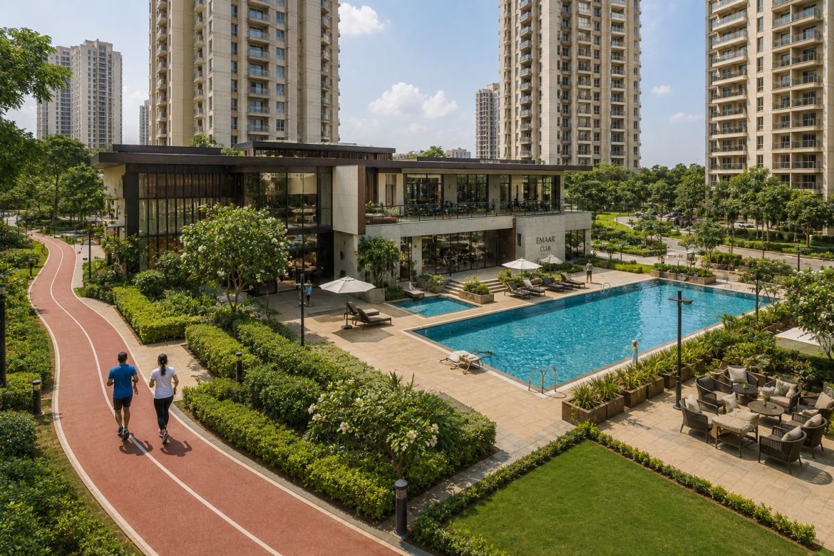 Clubhouse and lifestyle amenities at Emaar Gurgaon Greens