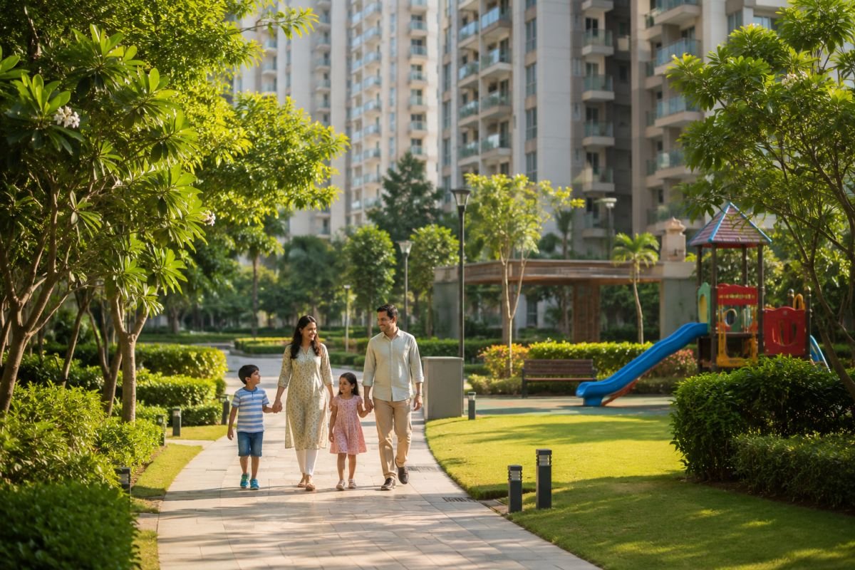 Family lifestyle and open spaces at BPTP Terra Sector 37D Gurgaon