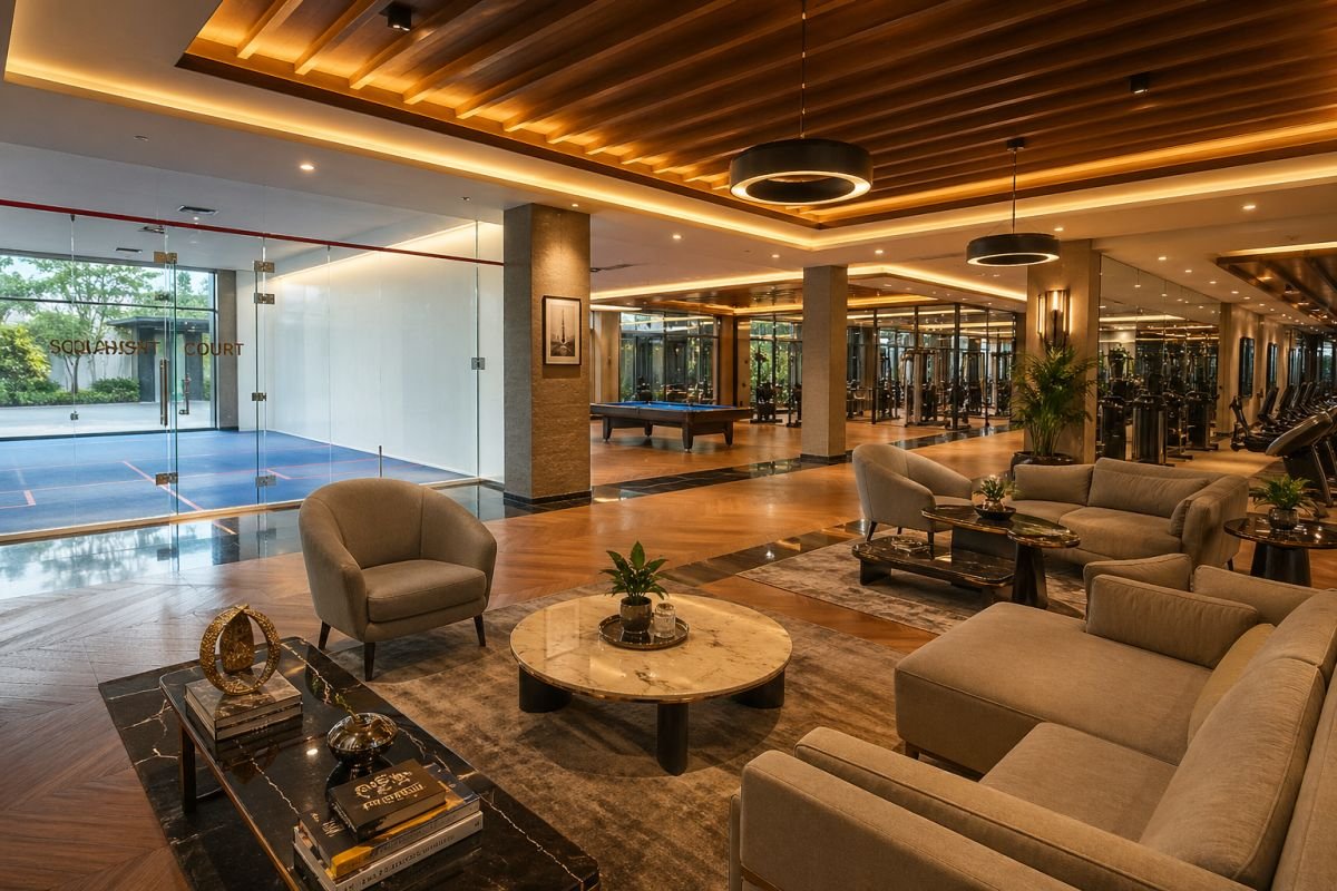 Godrej Alira clubhouse 15000 sq ft luxury amenities Gurgaon