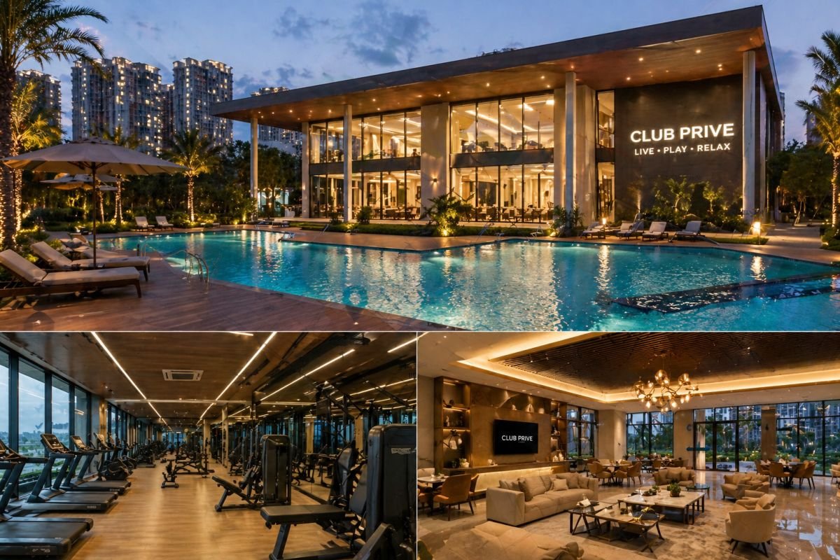 Godrej Prive Gurgaon clubhouse swimming pool gym luxury amenities