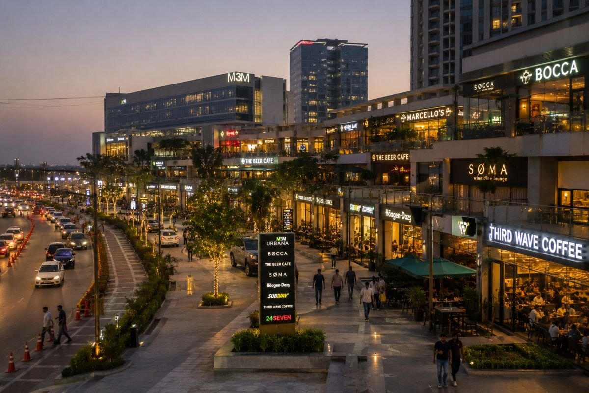 Commercial and retail development near Golf Course Extension Road Gurgaon