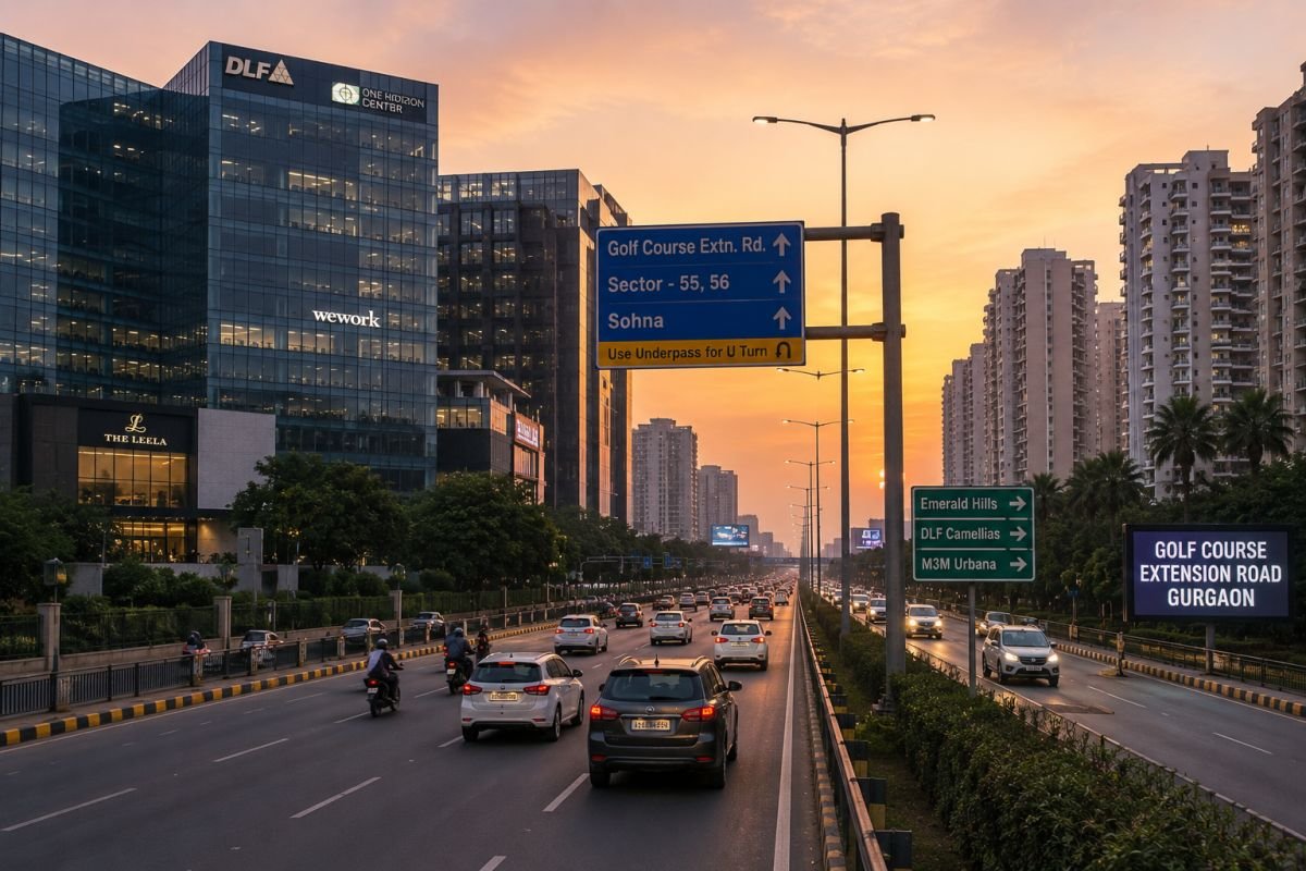 Golf Course Extension Road Gurgaon connectivity and infrastructure