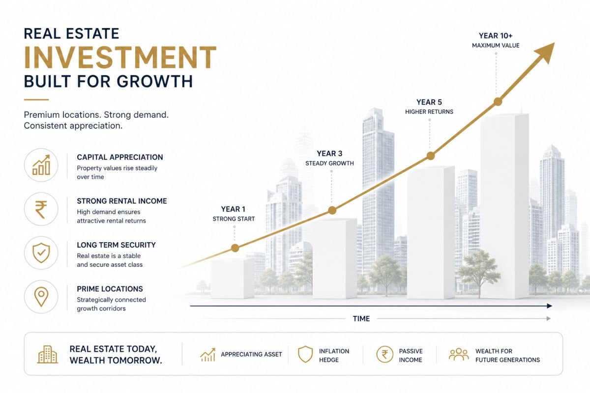 Golf Course Extension Road Gurgaon property price growth and appreciation trend chart