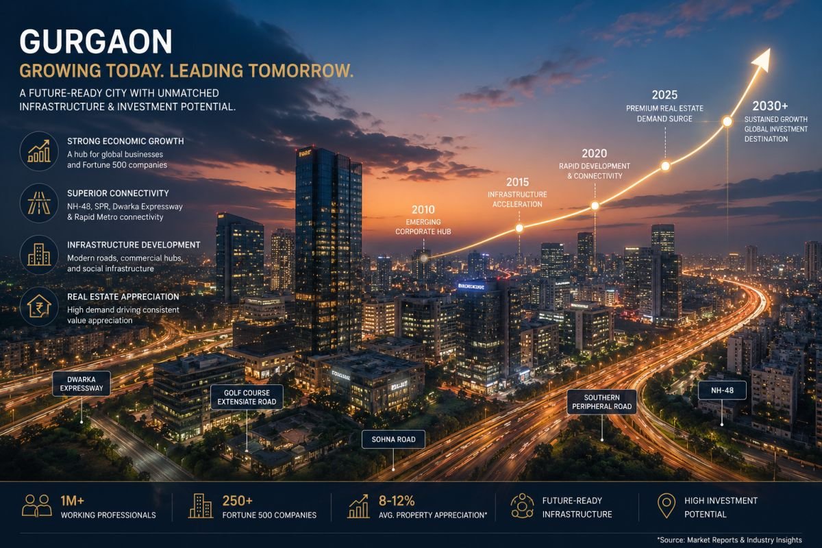 Gurgaon real estate growth and investment potential