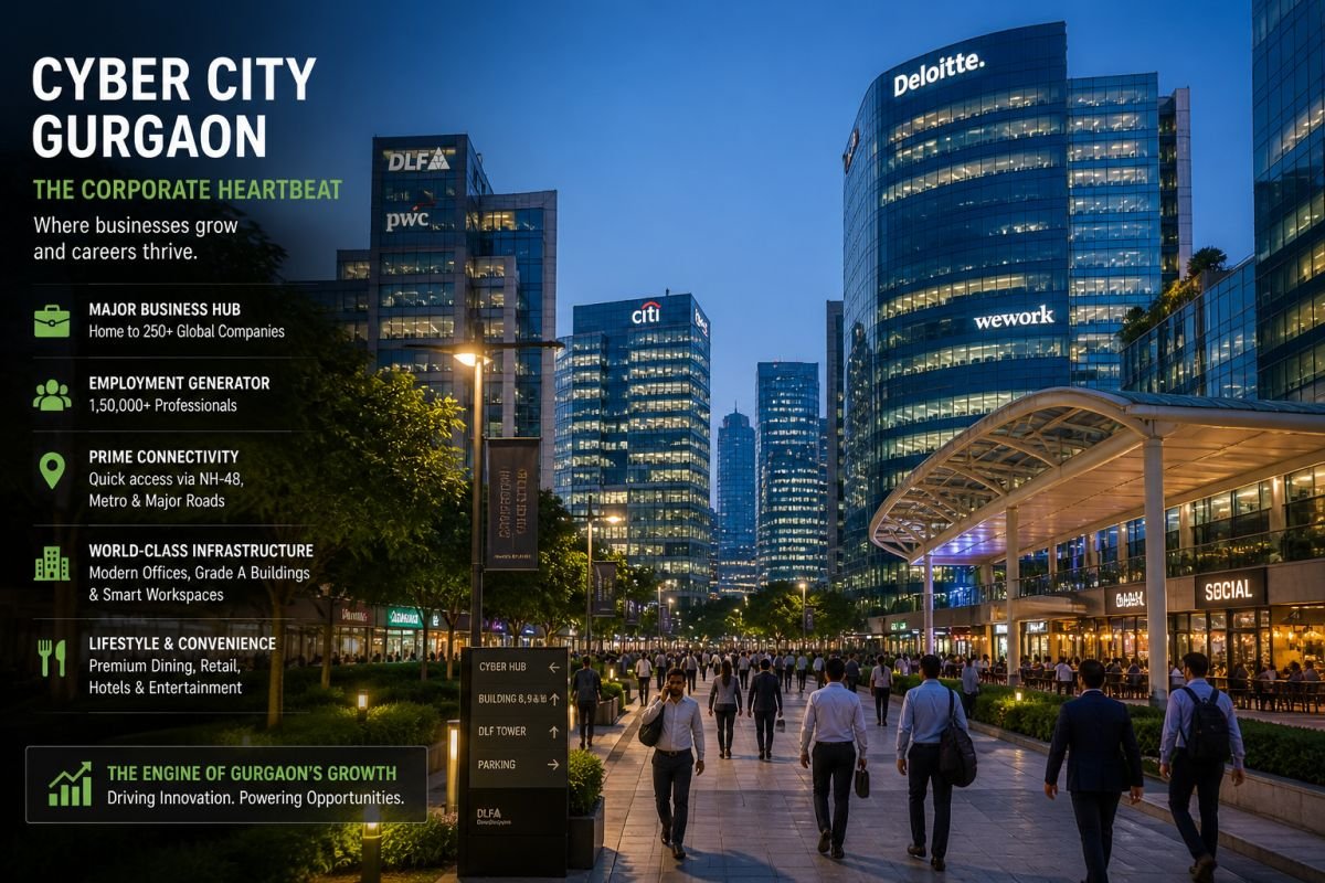 Gurgaon real estate demand near Cyber City corporate hub