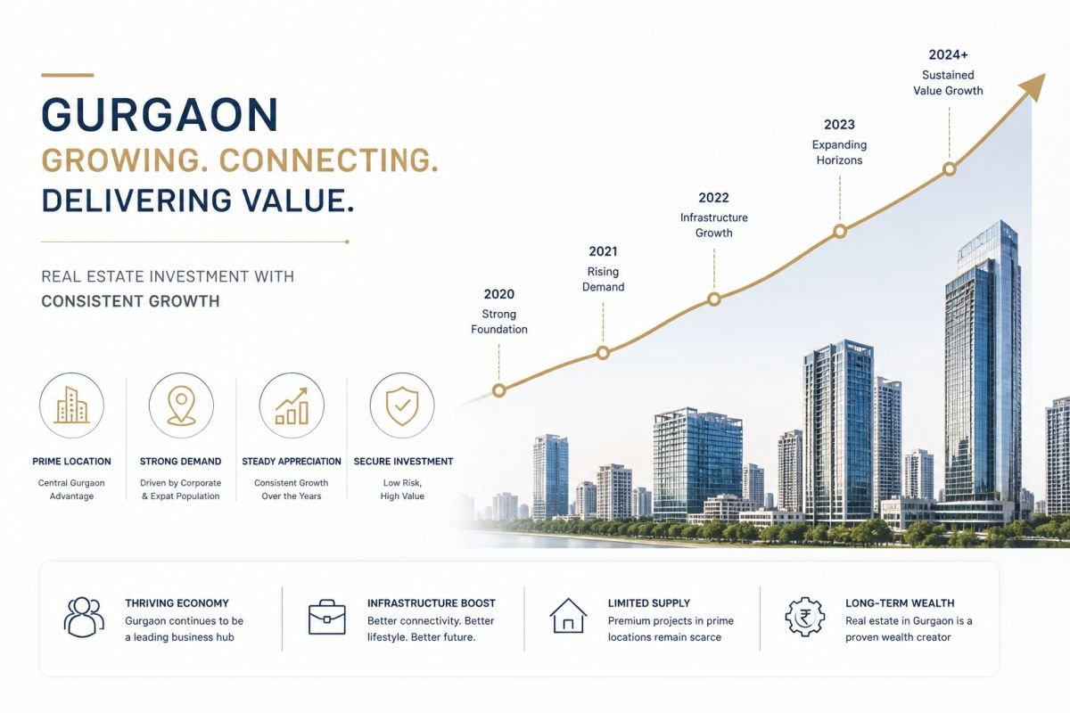 real estate investment growth in DLF Phase 2 Gurgaon villas market