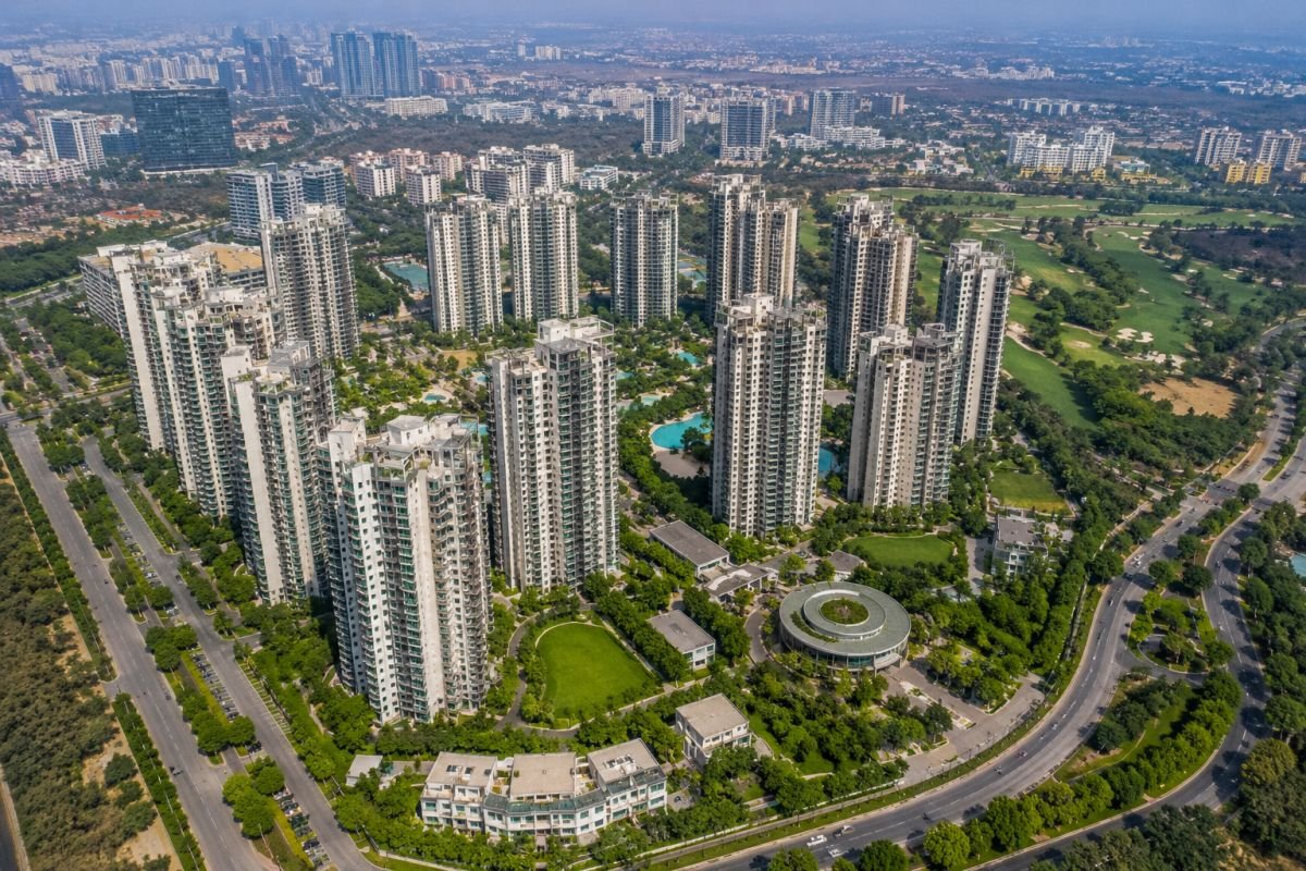 Aerial view of Ireo Victory Valley Sector 67 Gurgaon