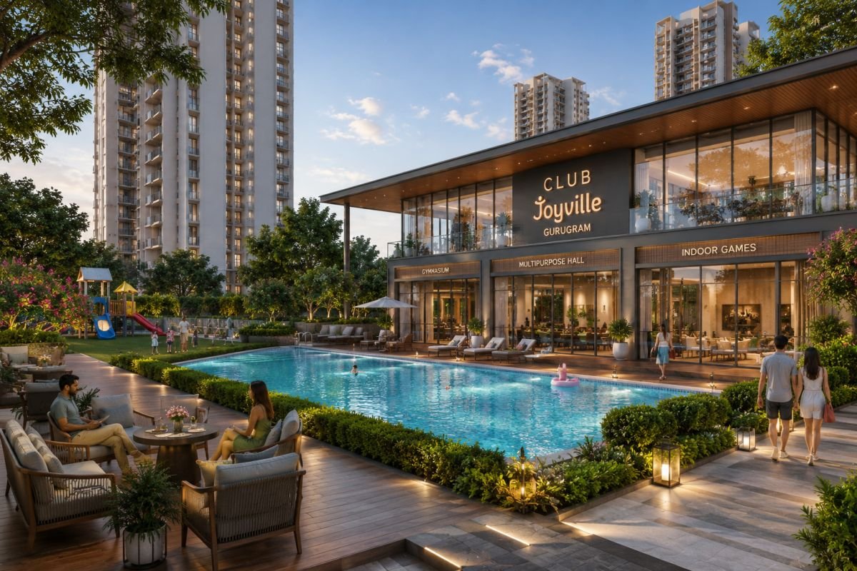 Clubhouse and lifestyle amenities at Joyville Gurugram