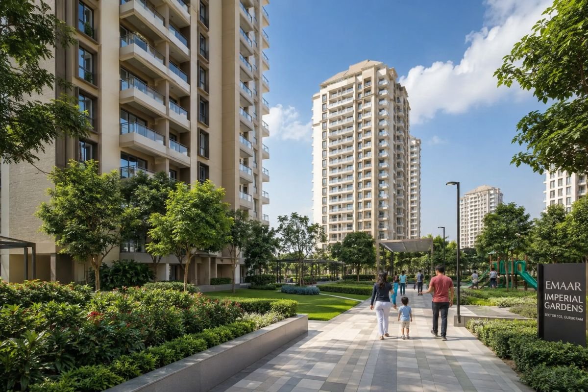 Low-density residential environment at Emaar Imperial Gardens Gurgaon