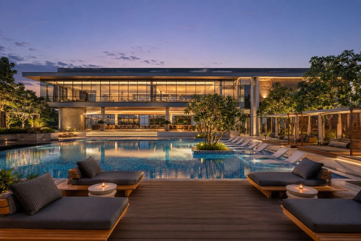60000 sqft clubhouse at M3M Capital Gurgaon